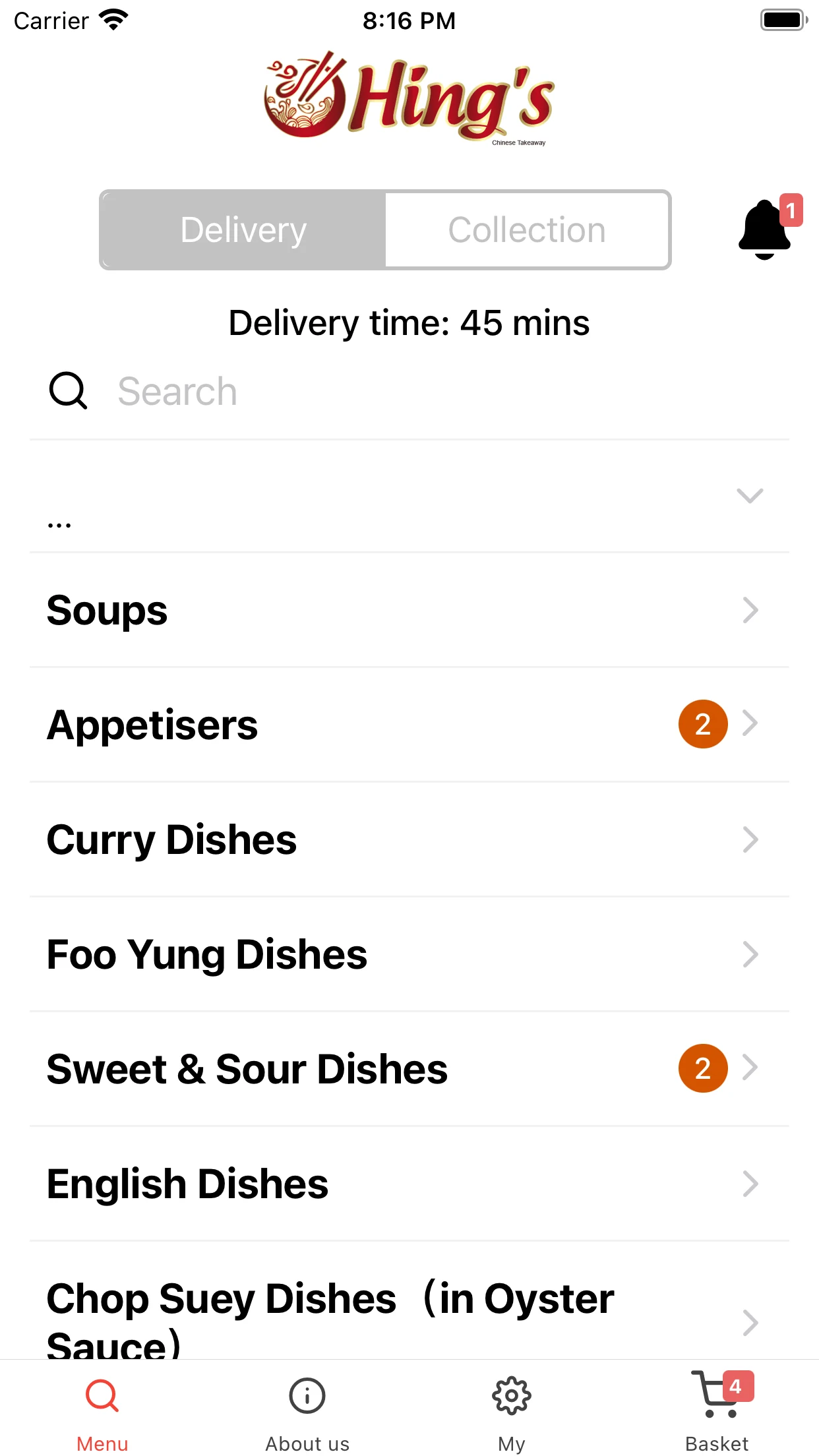 Hing's screenshot